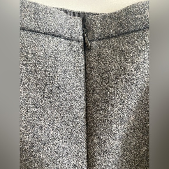 J.Crew Grey Wool Miniskirt with Ruffles - Picture 3 of 5